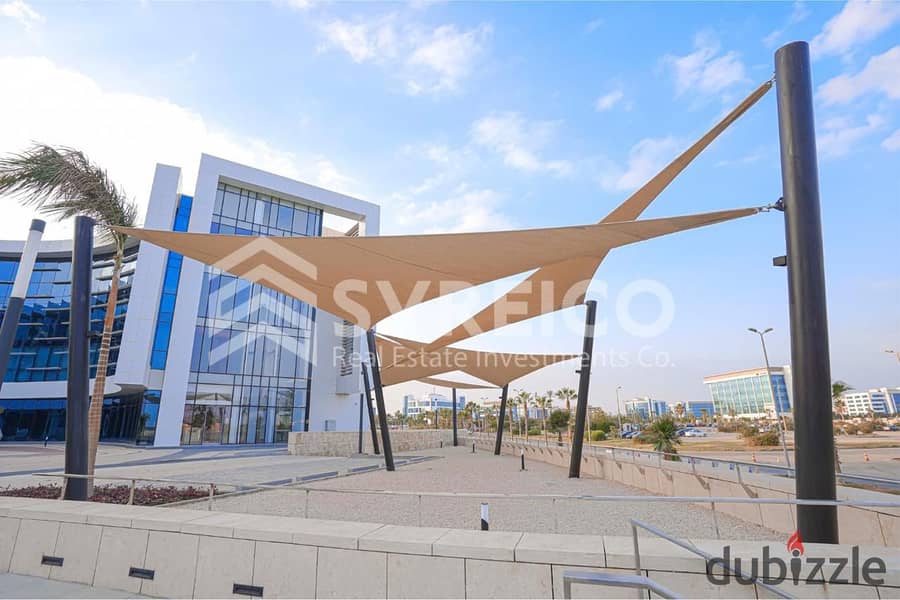 Office for rent fully finished ARC building Smart Village Sheikh Zayed 4