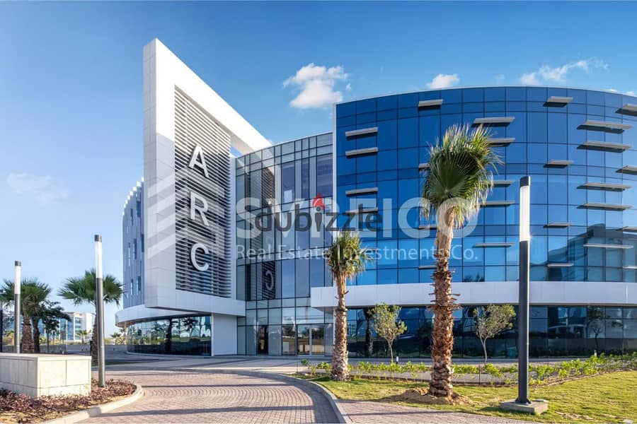 Office for rent fully finished ARC building Smart Village Sheikh Zayed 5