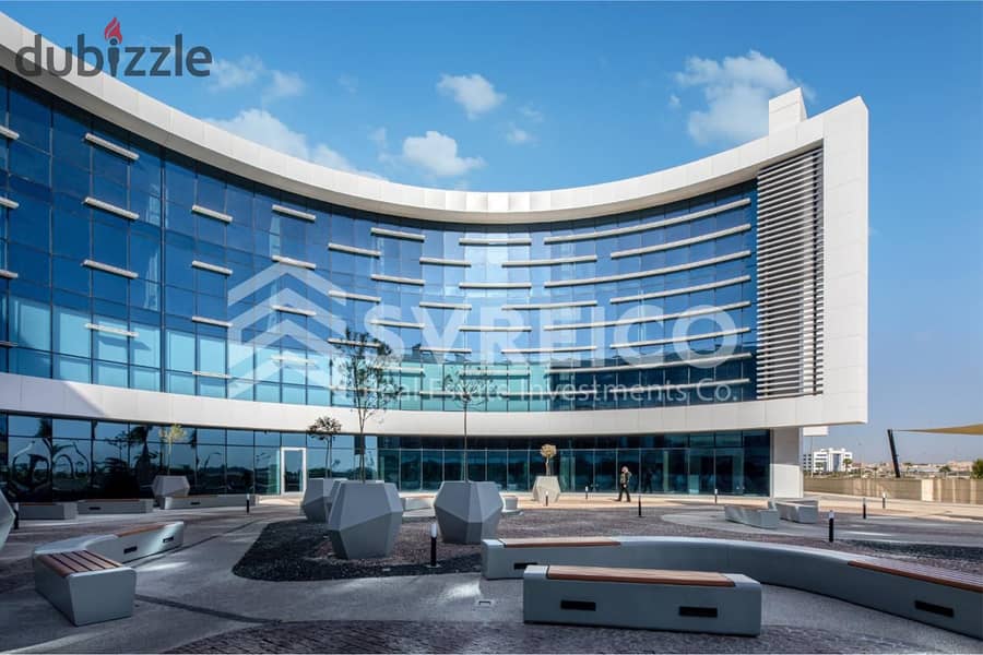 Office for rent fully finished ARC building Smart Village Sheikh Zayed 7