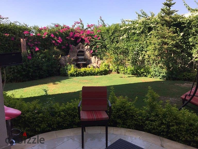 For rent fully furnished twin house in Greens Compound - Dorra - Sheikh Zayed 7