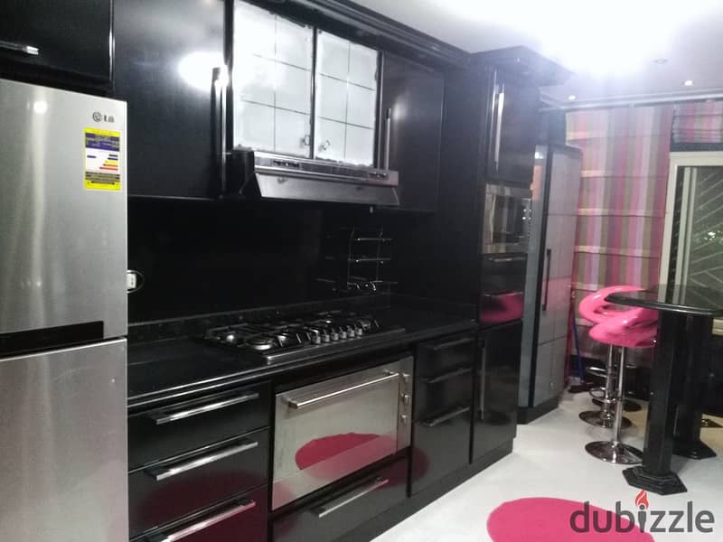 For rent fully furnished twin house in Greens Compound - Dorra - Sheikh Zayed 8