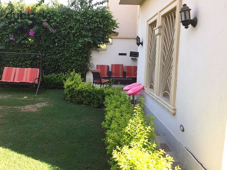 For rent fully furnished twin house in Greens Compound - Dorra - Sheikh Zayed 9