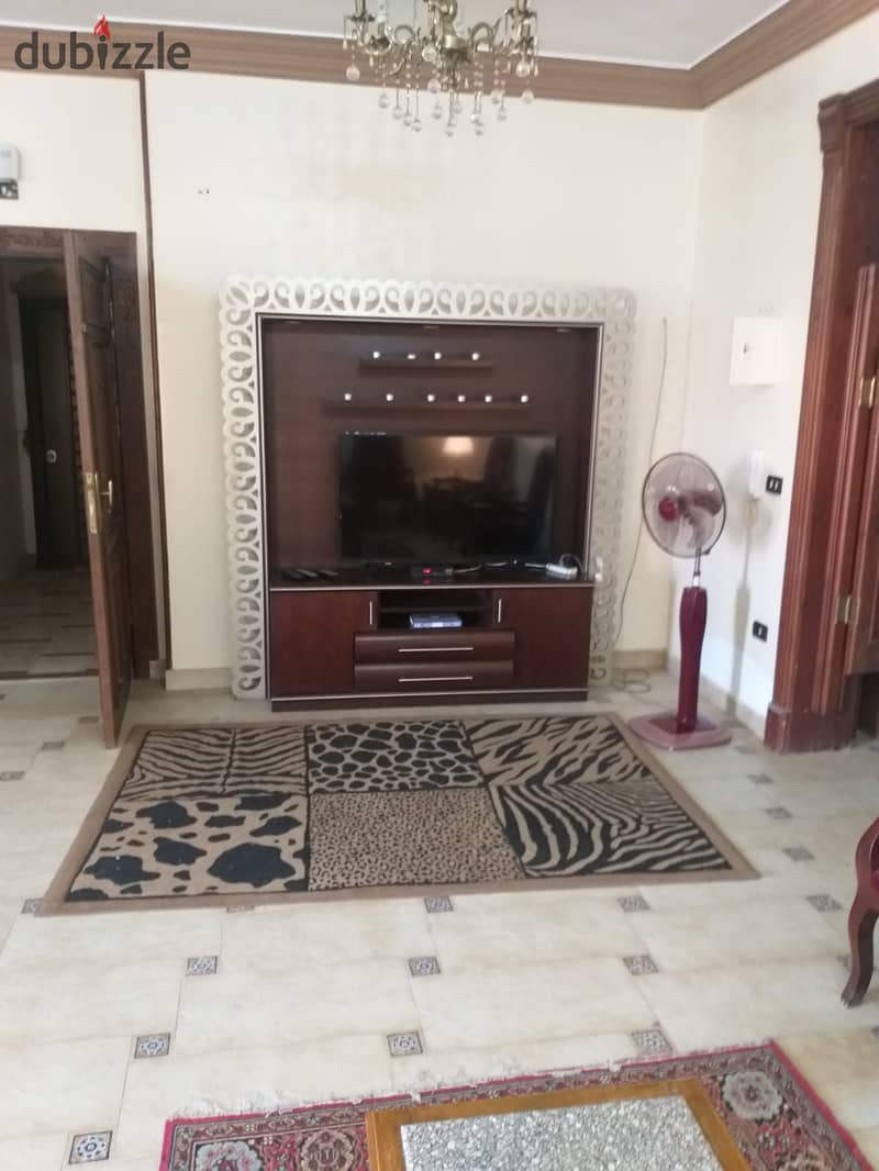 Furnished apartment for rent in Jasmine Villas near Ahmed Shawky Axis 6