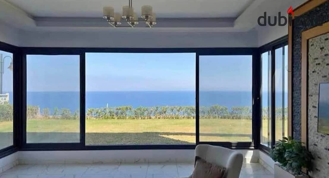 Preview chalet for sale 130 m with direct sea view in Telal Sokhna 6