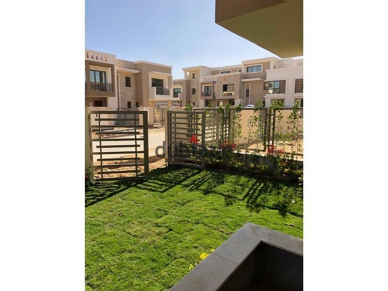 شقة 158م  ارضي بجاردن للبيع فى كمبوند سراي القاهرة الجديدة بجوار مدينتي Madinaty - Sarai New Cairo City 3