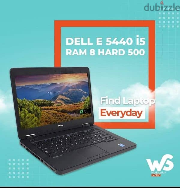 core i5 رام 16 هارد 500 dell 5440 بحالة الجديد 4