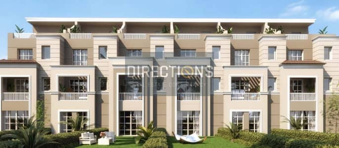 Next to Madinaty, a corner townhouse for sale in The Butterfly Compound, directly on the Amal Axis, with a 42% cash discount