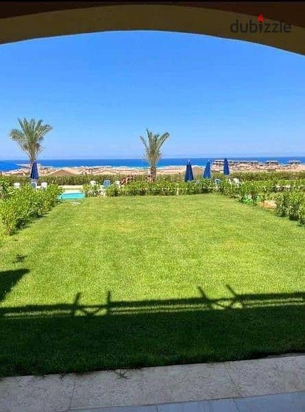 With a down payment of 475.000 chalet sea view near Porto Ain Sokhna for sale in La Vista Gardens 4