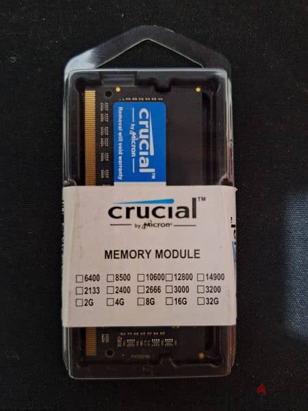 CRUCIAL LARTOP RAM 16 GB DDR4 3200 MZ CL22 2