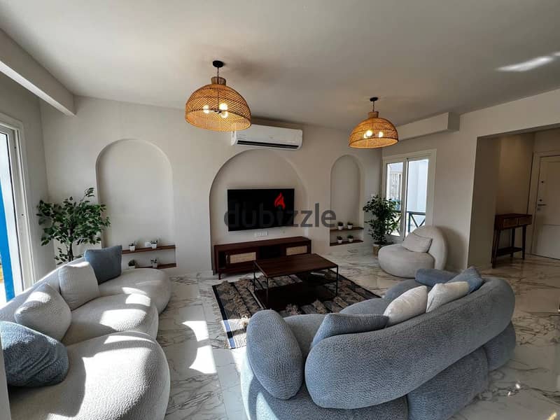 بينت هاوس 193للبيع م + 95م روف في العلمين - الساحل الشمالي علي المارينا penthouse for sale north coast mazarine ALAMIN 9