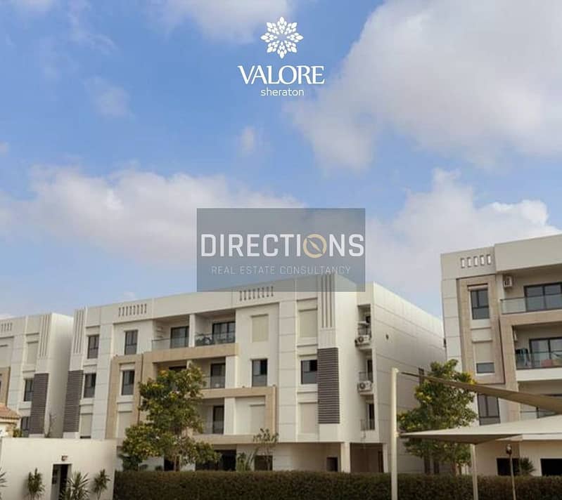 Next to City Center Almaza , at a special price, an apartment with hotel finishing and air conditioning for sale in Compound | VALORE SHERATON | 5