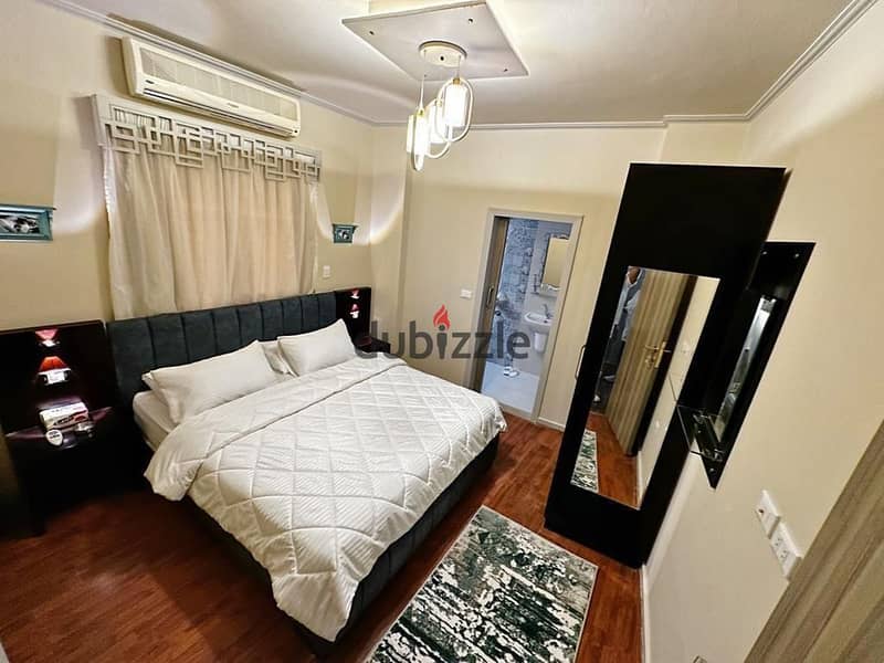 Furnished apartment for rent by the day in the 3/4 district buildings next to the Higher Institute, New Cairo 10