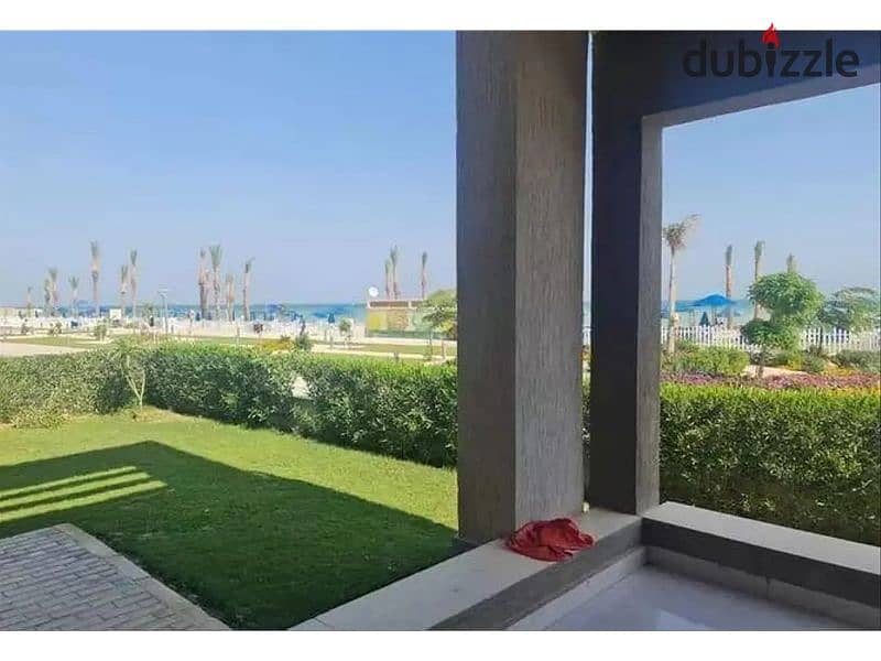 with a very special location  beside azha chalet for sale ready to move sea view in ain sokhna with ac"s and natural gas 2