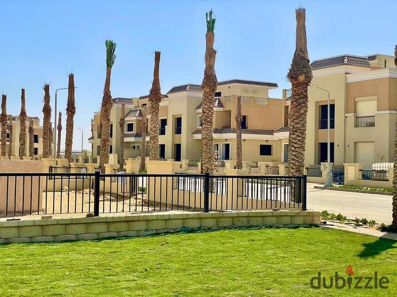 With a 42% discount, an apartment for sale, ground floor, in a garden, next to Madinaty, in a distinctive Saray Block compound in New Cairo. 9