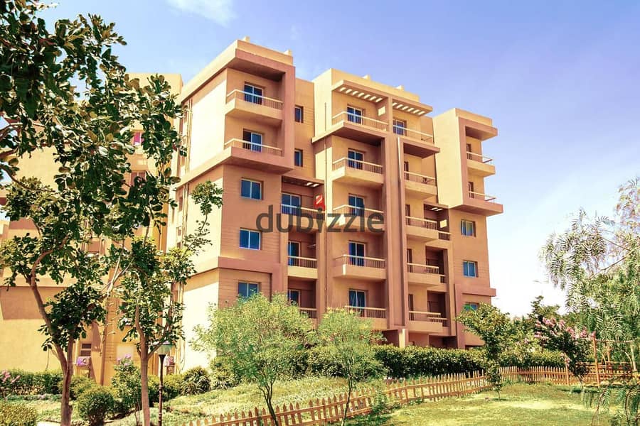 Apartment for sale in October in installments in Ashgar City Jump Compound, all services, third floor, 86 m. . . . . | October Gardens_Badia_Sun Capital_ 3