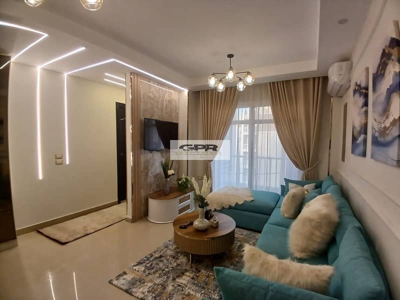 Luxury Finished Apartment ( pyramids view) Typical floor - in the heart of October On the highest of the hill 6