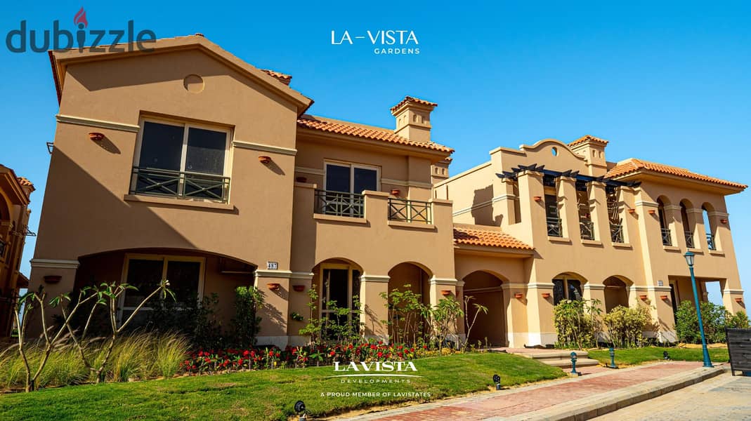 Own a fully finished chalet with immediate delivery, with a direct view of the sea, in La Vista Gardens Ain Sokhna, near Porto Sokhna and Zaafarana 8