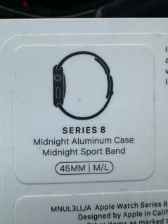 Apple watch series 8, battery 100%, mew band,from apple store USA