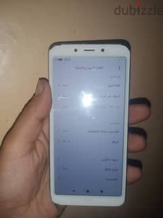 redmi 6a بصمة وجهه بحاله جيدة 0