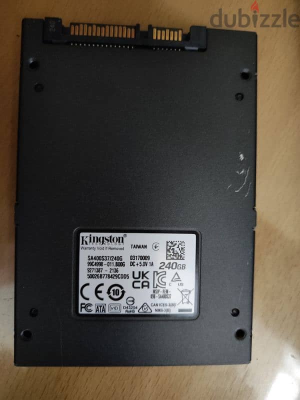 SSD 240GB KINGSTON 1