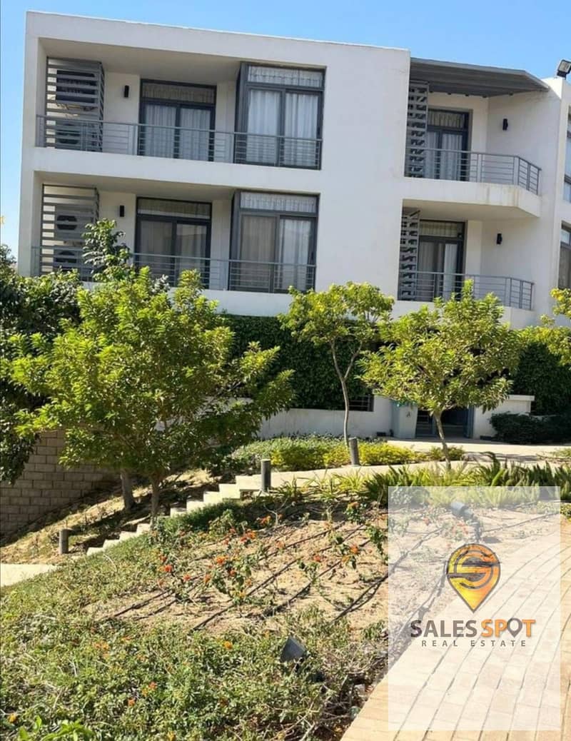 With a 5% down payment, a 115 sqm apartment in a 60 sqm nautical garden in the best location for sale in Taj City Compound - Taj City New Cairo in the 6