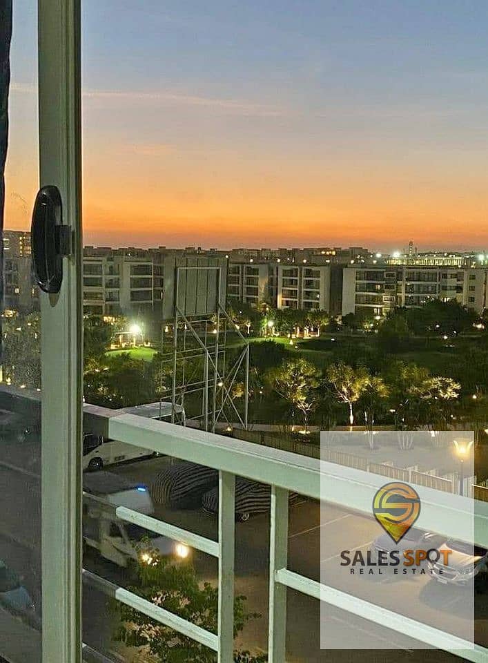 With a 5% down payment, a 115 sqm apartment in a 60 sqm nautical garden in the best location for sale in Taj City Compound - Taj City New Cairo in the 8