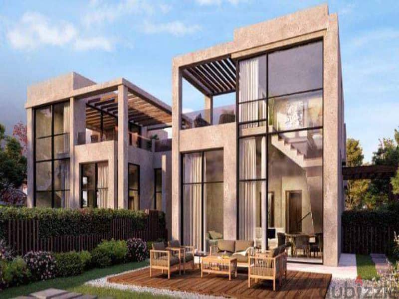 Townhouse for sale at Owest تاون هاوس متشطب للبيع بكمبوند أويست 3