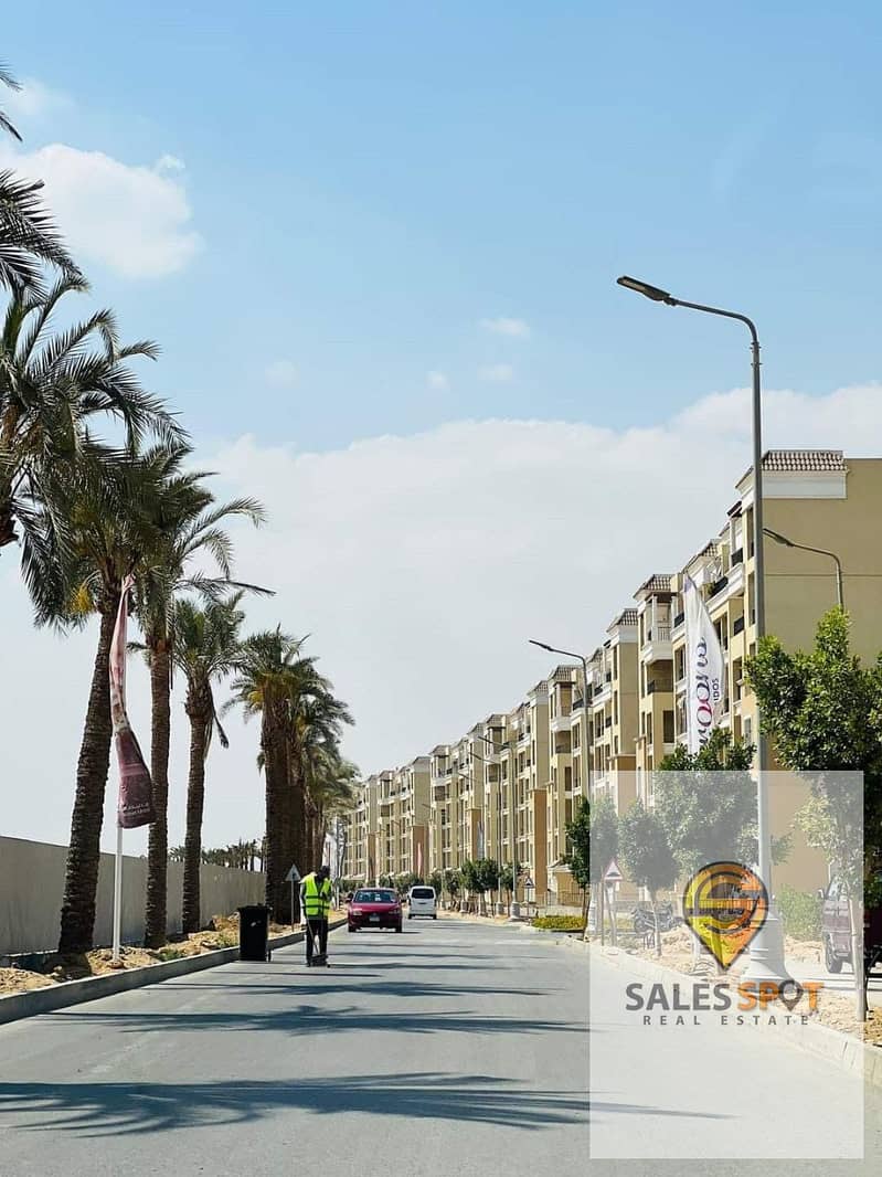 بمقدم5% شقة 147م للبيع prime location في كمبوند سراي sarai بجانب مدينتي و بدقايق من التجمع الخامس 4