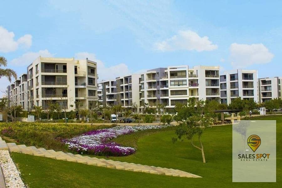 بفيو garden شقة للبيع بتقسيمة مميزة بالتجمع الاول كمبوند تاج سيتي taj city امام فندق كمبنسكي 3