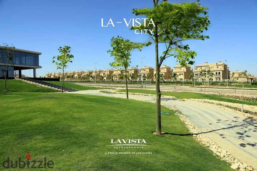 Villa Twin House 280m For Sale Ready To Move in La Vista City New Cairo 2