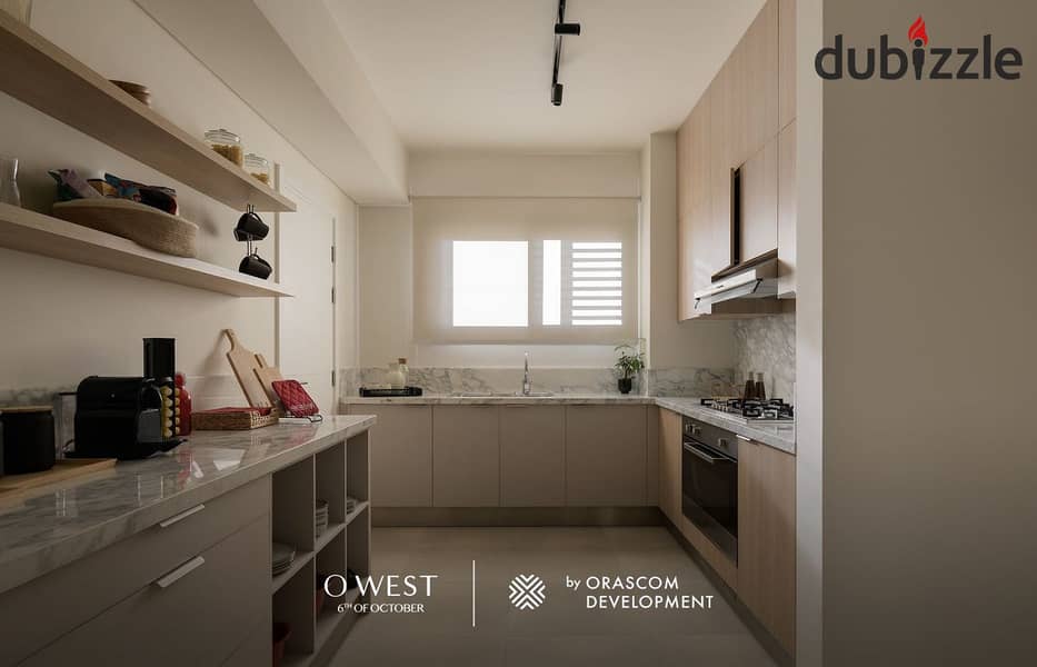 Finished apartment 127m for sale in O West Compound - Directly on Al Wahat Road - Installments over 9 years 20