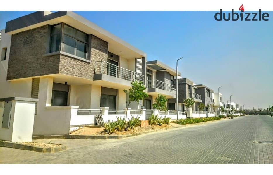 Duplex For sale,207+140 m garden in Origami Gardens - Taj City Compound 1