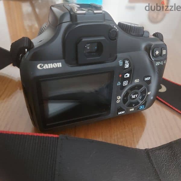 Canon 1100D + 18-55mm + 75-300mm + flash godox + transmitter + Bag 12