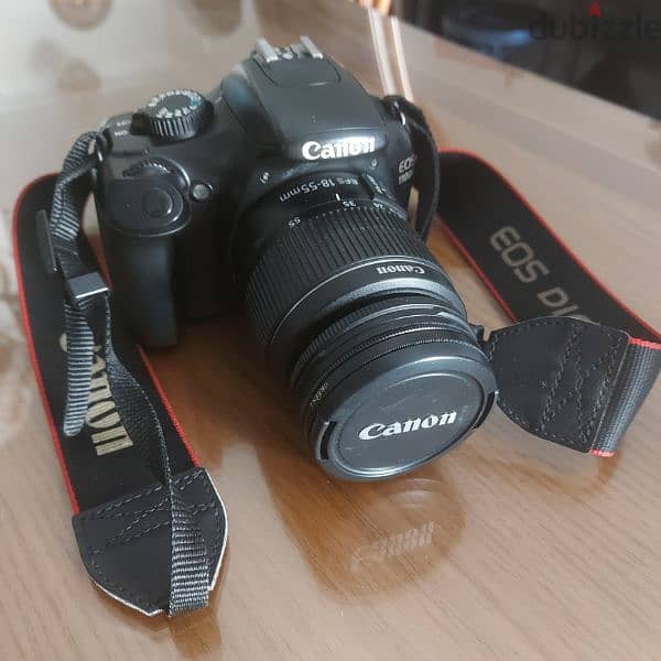 Canon 1100D + 18-55mm + 75-300mm + flash godox + transmitter + Bag 13