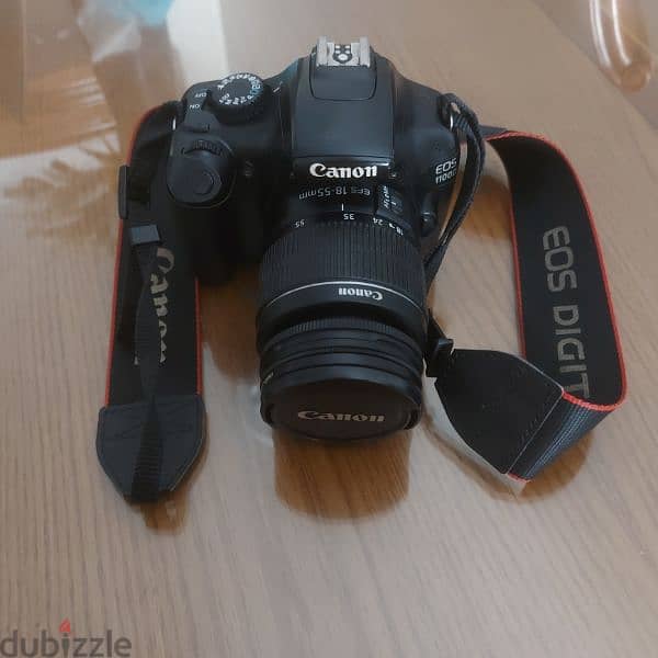 Canon 1100D + 18-55mm + 75-300mm + flash godox + transmitter + Bag 14