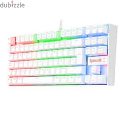 redragon 80 percent keyboars k552 red switches RGB/LED 0