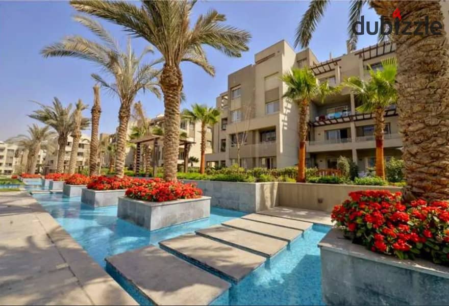 For sale apartment 130 m prime location, in Swan Lake Residence Compound, installments 8 years 2