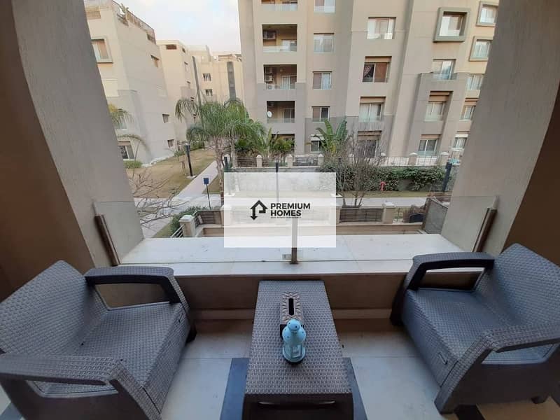 Receive immediately your fully furnished 3-bedroom apartment with sea view in Village Garden Katameya Compound, New Cairo VGK 4