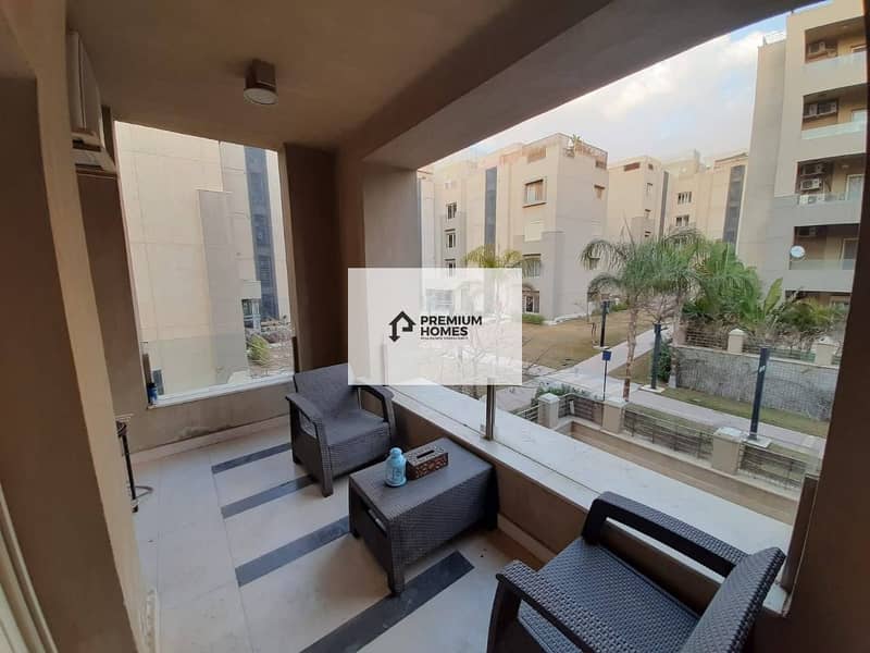 Receive immediately your fully furnished 3-bedroom apartment with sea view in Village Garden Katameya Compound, New Cairo VGK 6