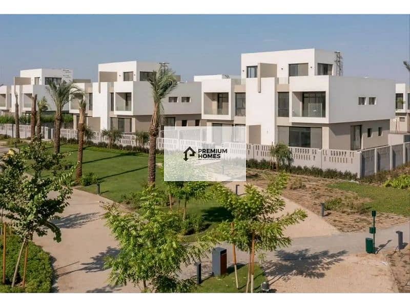 Townhouse for sale, fully finished, super deluxe, open view, in Al Burouj Compound, Al Shorouk 5