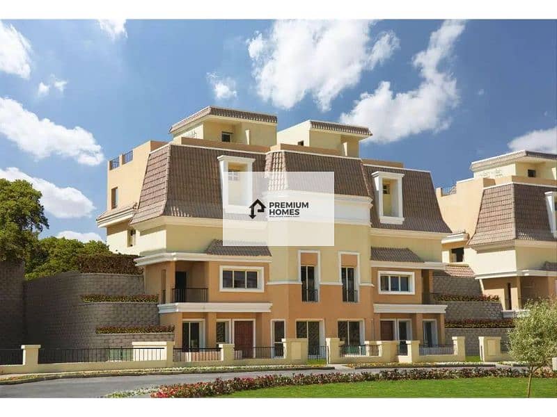 3 bedroom apartment for immediate delivery for sale, with a view of Palm Hills and villas in Sarai Compound in Mostakbal City, at a bargain price. . . . . 6