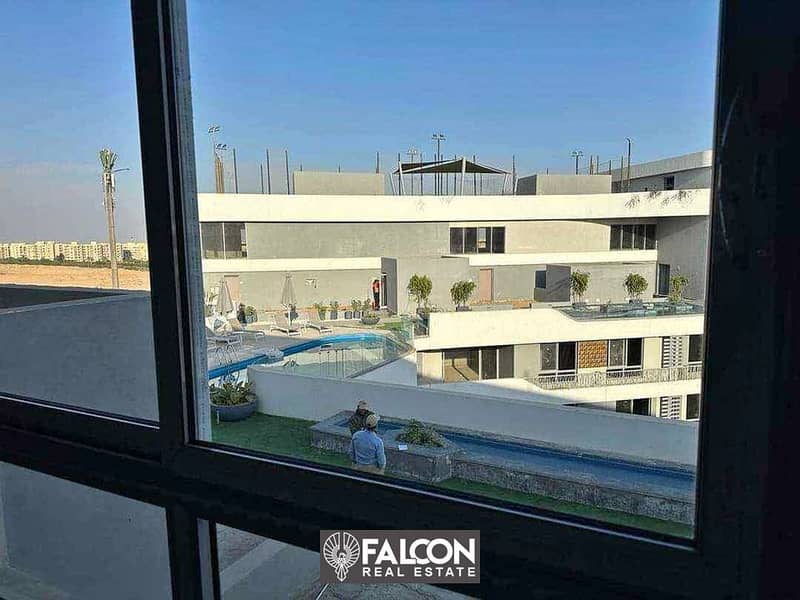 For sale, a fully finished apartment with installments over 10 years in the best compound in Mostakbal City 7