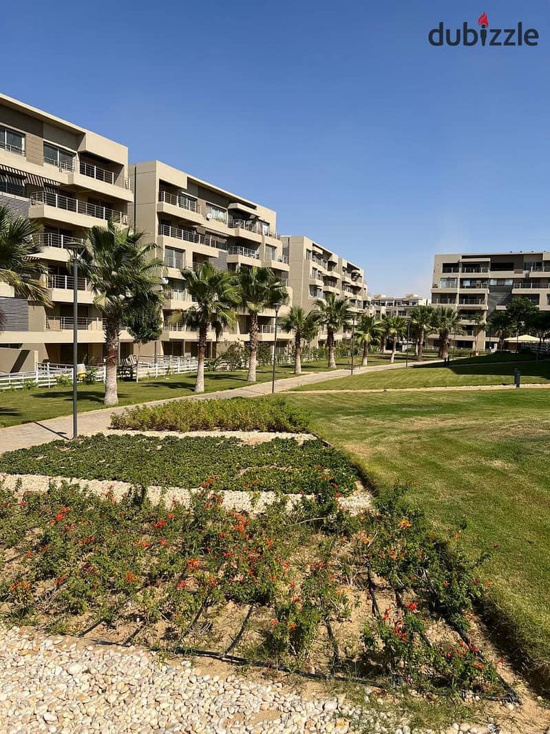 Apartment for sale in a very special location, Badya Palm Hills Compound, in the heart of 6 October, fully finished units, in installments over 8 year 3