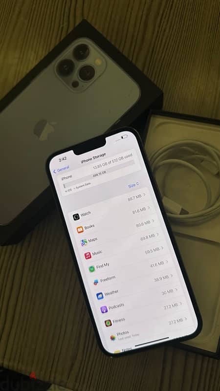 ايفون ١٣ برو ماكس ٥١٢ جيجا ٨٥٪؜ 3