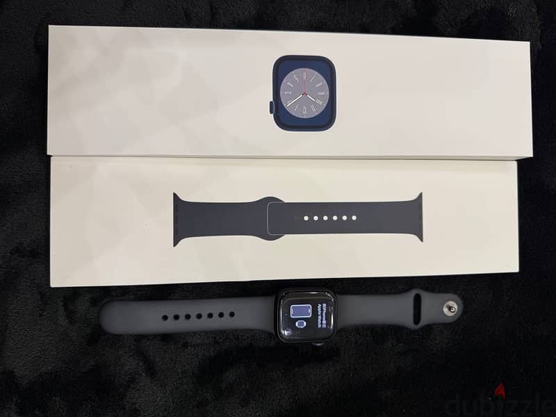 Apple Watch Series 8 41 MM Black - ابل ووتش ٨ 0