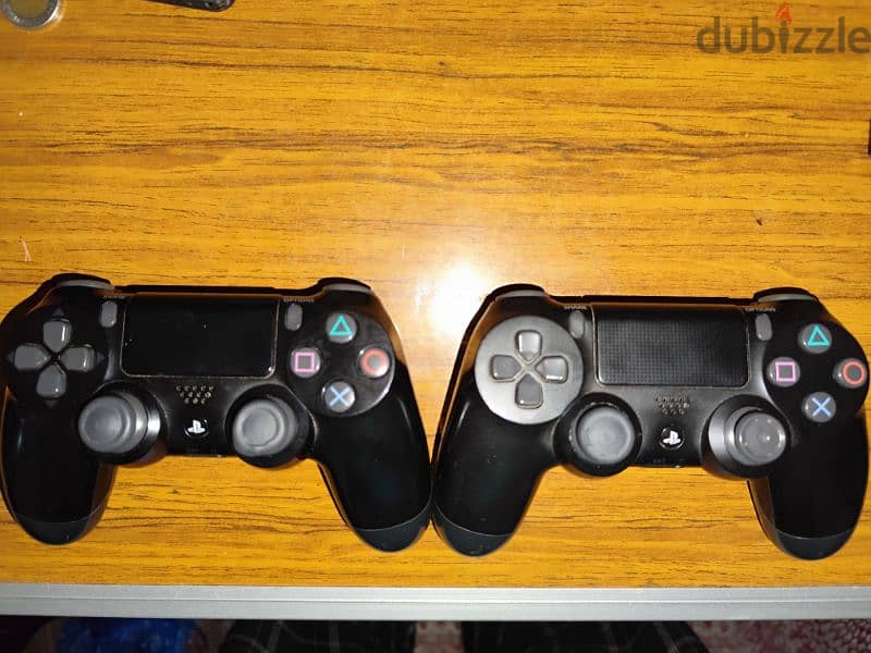 playstation 4 slim 1 tera 2 controllers 2