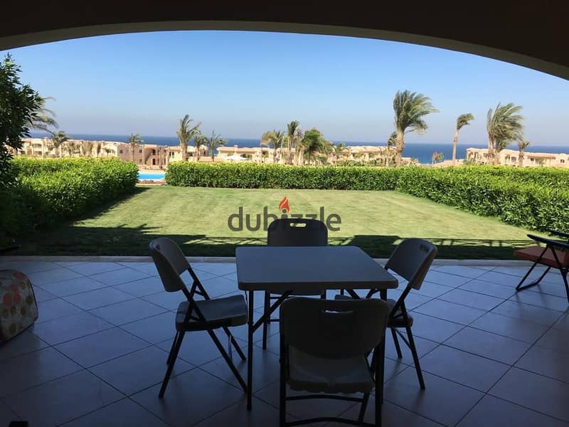 Chalet Fully Finished for sale with full sea view and 5% dp in lavista gardens ain sukhna 12