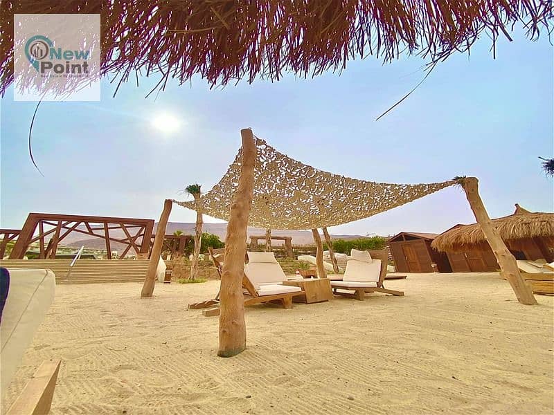 Enjoy the sea all year round and own a fully finished 3-bedroom chalet in a fully serviced village in Sokhna 1