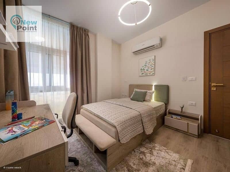 Fully finished apartment for sale in the most distinguished compounds in the New Cairo, with installments over 8 years, Palm Hills 1