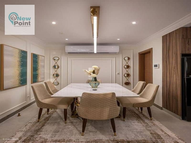 Fully finished apartment for sale in the most distinguished compounds in the New Cairo, with installments over 8 years, Palm Hills 2